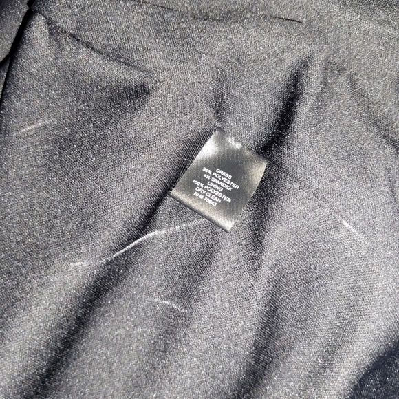 Christopher & Banks Dress Plaid Shift Short-Sleeve Brown Size 14 Plaid Pleats - Picture 8 of 9